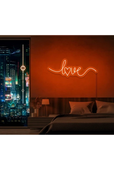 Love Yazılı Neon Tabela ürün görseli 1