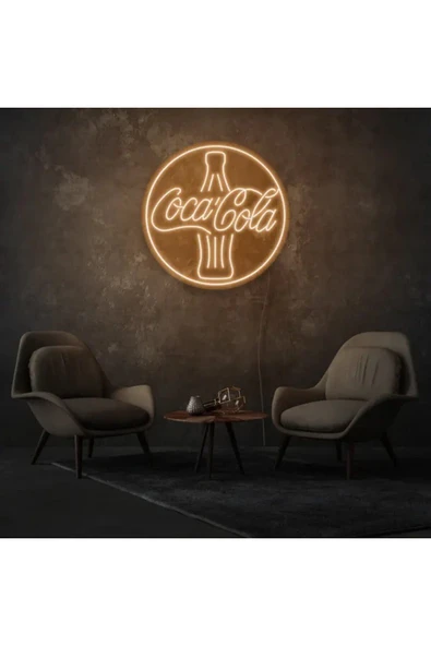 Coca Cola Yazılı ve Şekilli Neon Tabela ürün görseli 1