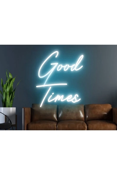 Good Times Yazılı Neon Tabela ürün görseli 1