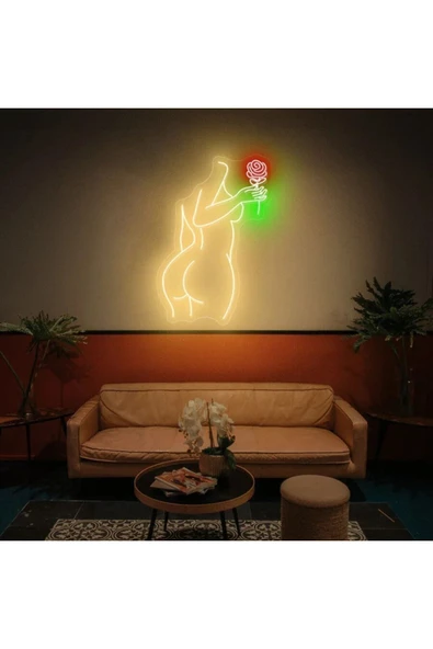 Kadın Figürlü Neon Tabela ürün görseli 1