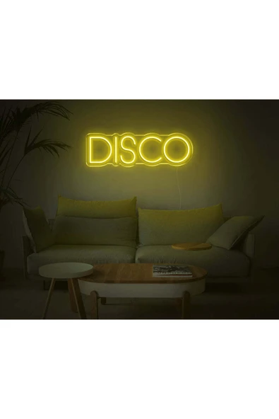DISCO Yazılı Neon Tabela ürün görseli 1