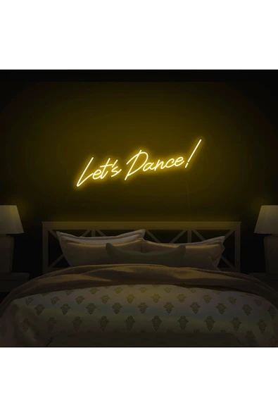 Let's Dance! Yazılı Neon Tabela ürün görseli 1