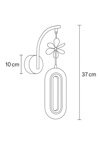 Marsel Lighting SERRA Tekli Krom3 Renk Modu Aplik Avize - Resim 2