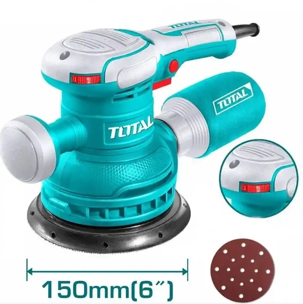 TOTAL EKSANTRİK ZIMPARA MAKİNASI TF2061506 ürün görseli 1