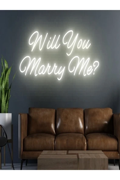 Will You Marry Me? Yazılı Neon Tabela ürün görseli 1