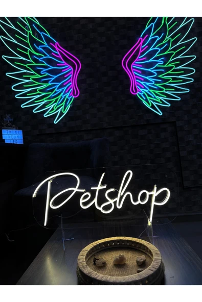 Petshop Yazılı Neon Tabela - Resim 2