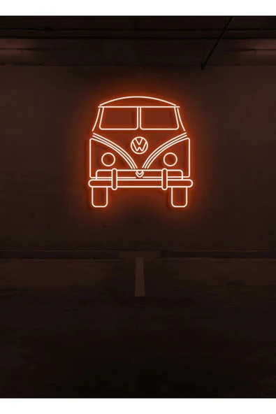 Minibüs Figürlü Neon Tabela ürün görseli 1