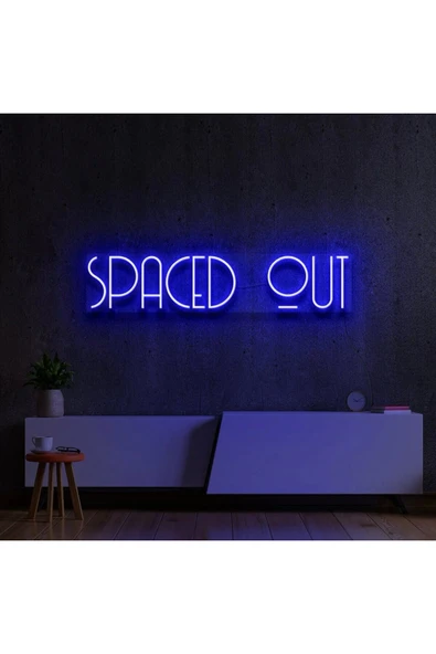 SPACED OUT Yazılı Neon Tabela ürün görseli 1