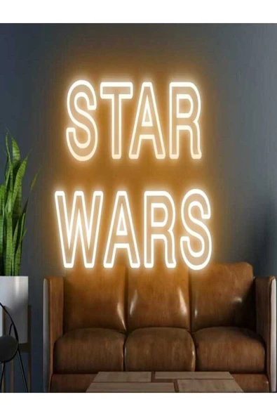 Star Wars Yazılı Neon Tabela ürün görseli 1