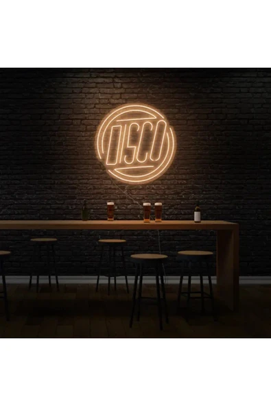 DISCO Yazılı Neon Tabela ürün görseli 1