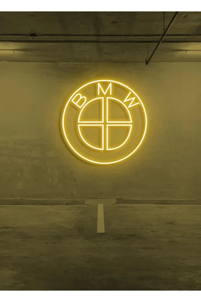 Rent A Carlara Özel BMW Logo Neon Tabela ürün görseli 1