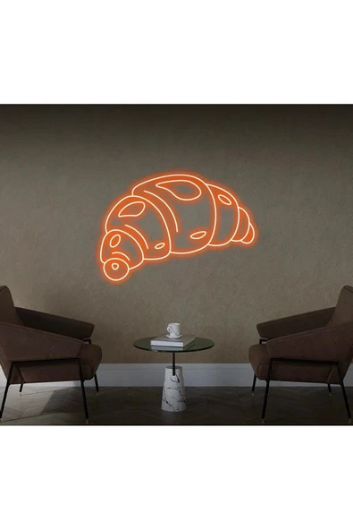 Kruvasan Şekilli Neon Tabela ürün görseli 1