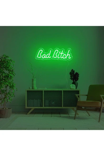 Bad Yazılı Neon Tabela ürün görseli 1