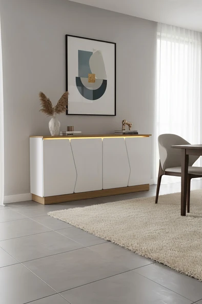 BOHEM KONSOL DOLAP MDF KAPAK - Resim 4