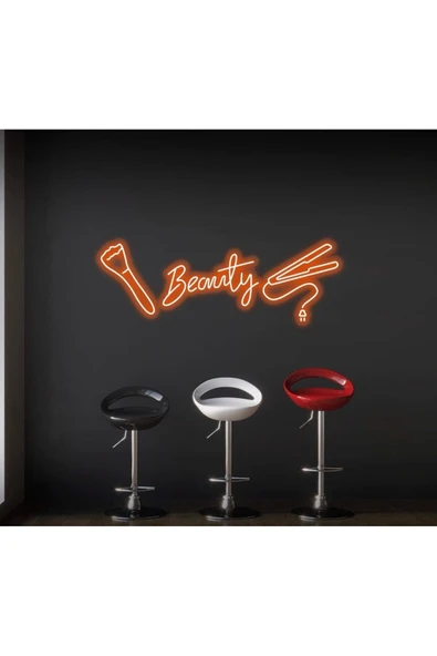 Beauty Yazılı ve Şekilli Neon Tabela ürün görseli 1