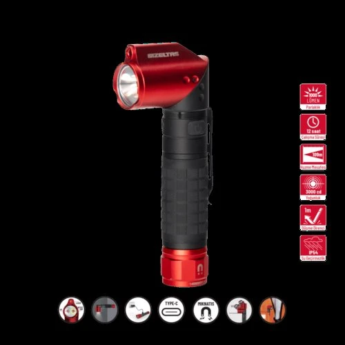 İzeltaş 1000 LM Pro Led El Feneri 14000 005345 ürün görseli 1