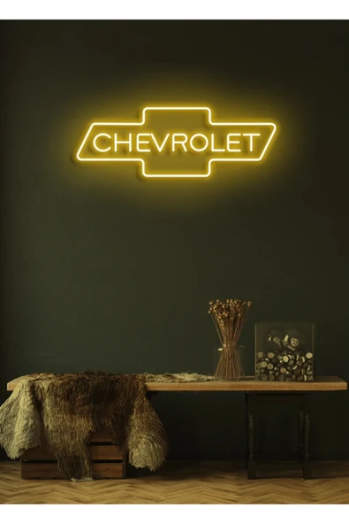 Rent A Carlara Özel CHEVROLET Yazılı Neon Tabela ürün görseli 1