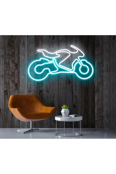 Rent A Carlara Özel Motor Figürlü Neon Tabela ürün görseli 1
