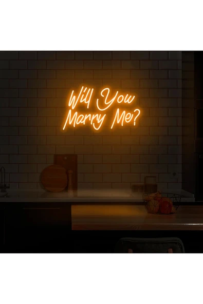 Will You Marry Me? Yazılı Neon Tabela ürün görseli 1