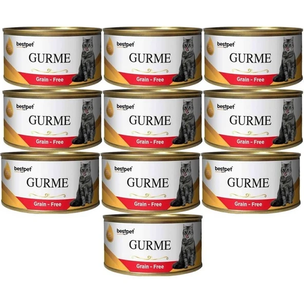 Bestpet Gurme Kedi Konservesi Sigir Etli 100 gr 10 Adet ürün görseli 1