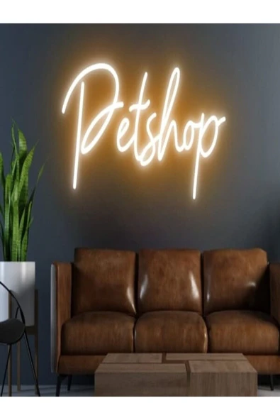 Petshop Yazılı Neon Tabela ürün görseli 1