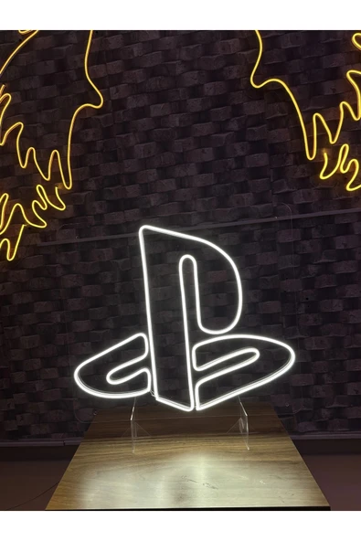 Playstation Logo Neon Tabela - Resim 2