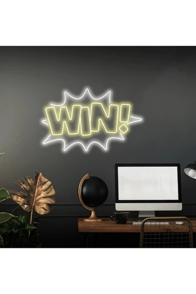 WIN! Yazılı Neon Tabela ürün görseli 1