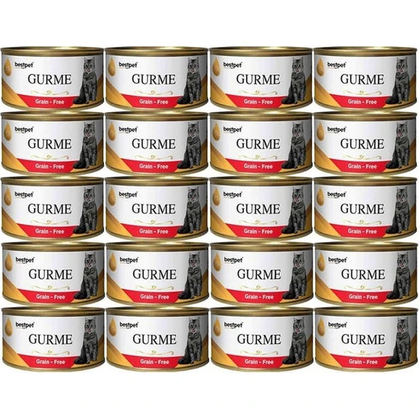 Bestpet Gurme Kedi Konservesi Sigir Etli 100 gr 20 Adet ürün görseli 1