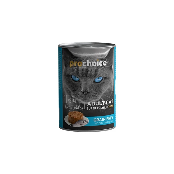 Pro Choice Adult Balık ve Sebzeli Kedi Konservesi 6X400 gr ürün görseli 1