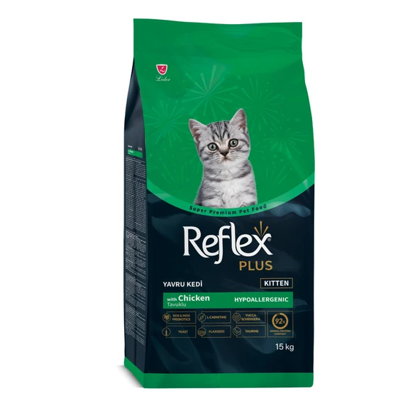 Reflex Plus Kitten Tavuklu Yavru Kedi Maması 15KG ürün görseli 1
