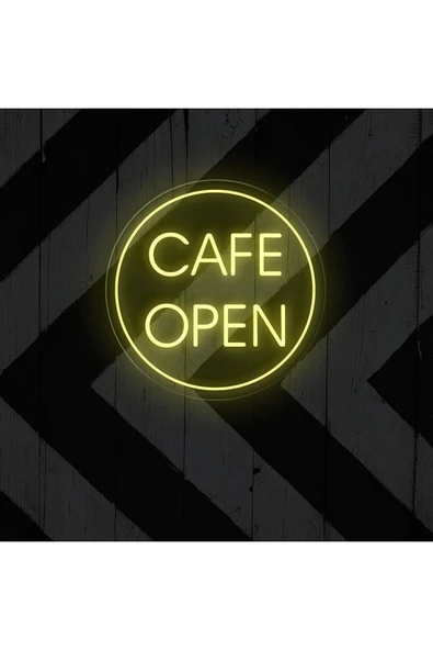 CAFE OPEN Yazılı Neon Tabela ürün görseli 1