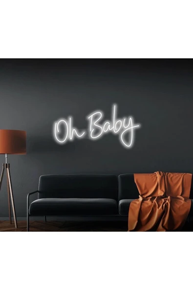 Oh Baby Yazılı Neon Tabela ürün görseli 1
