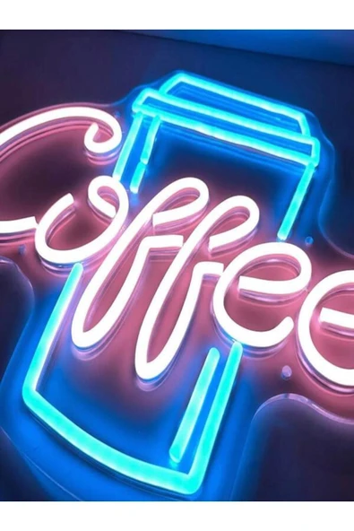 Coffee Bardak Neon Tabela - Resim 4