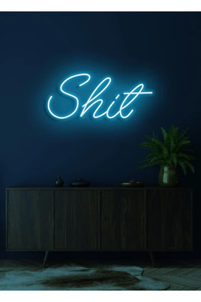 Shit Yazılı Neon Tabela ürün görseli 1