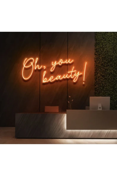 Oh,You Beauty! Yazılı Neon Tabela ürün görseli 1