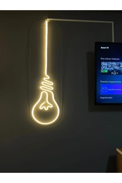 Ampul Figürü Neon Tabela - Resim 2