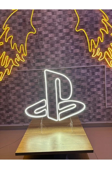 Playstation Logo Neon Tabela - Resim 3