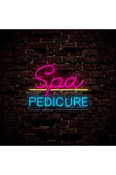 Spa PEDICURE Yazılı Neon Tabela - Resim 2