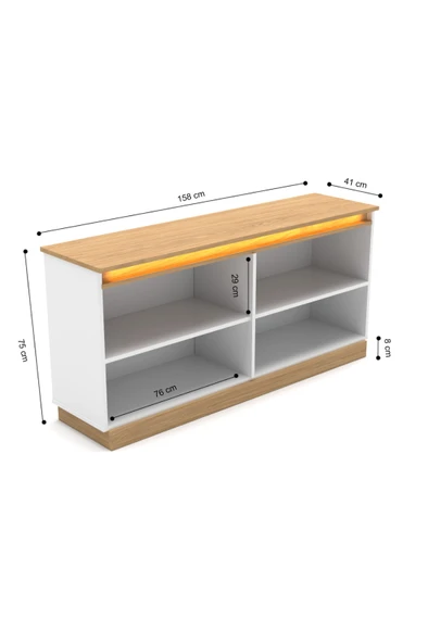 BOHEM KONSOL DOLAP MDF KAPAK - Resim 6