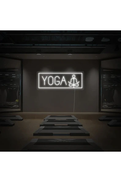 YOGA Yazılı ve Şekilli Neon Tabela ürün görseli 1