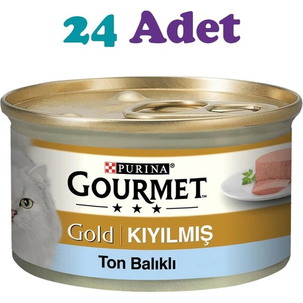Gourmet Gold Purina Gourmet Gold Kiyilmis Ton Balikli Yas Kedi Mamasi. 85 gr ürün görseli 1