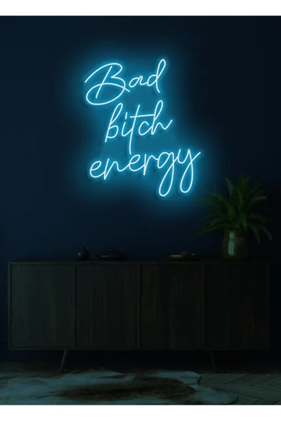 Bad energy Yazılı Neon Tabela ürün görseli 1