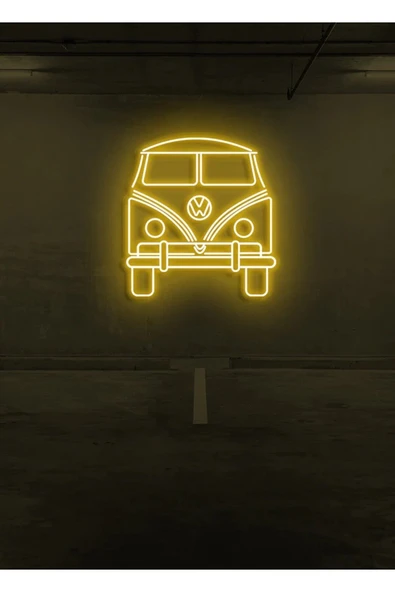 Minibüs Figürlü Neon Tabela ürün görseli 1