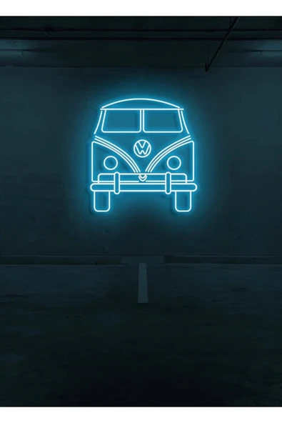 Minibüs Figürlü Neon Tabela ürün görseli 1