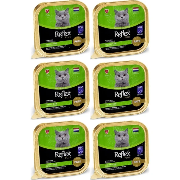 Reflex Ezme Morina Balıklı Kısırlaştırılmış Kedi Konservesi 85 gr - 6 Adet ürün görseli 1