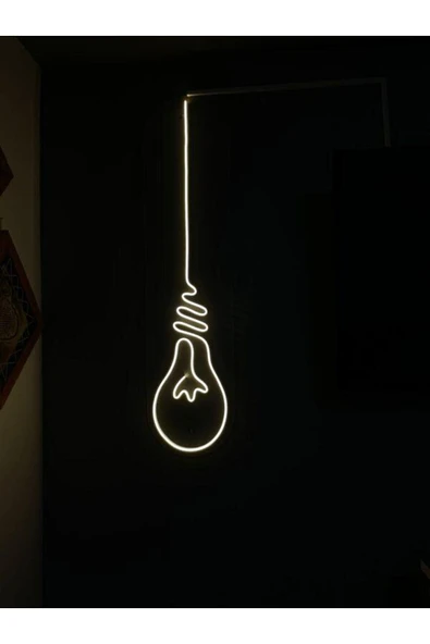 Ampul Figürü Neon Tabela ürün görseli 1