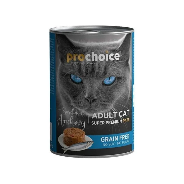 Pro Choice Adult Sardunya ve Hamsili Yetişkin Kedi Konservesi 400 gr ürün görseli 1