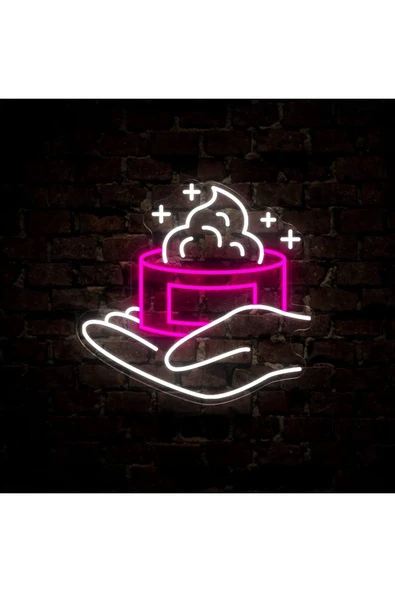 El Kremi Şekilli Neon Tabela - Resim 2