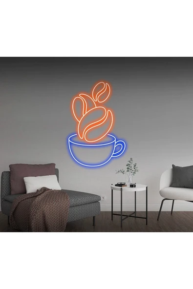 Kahve Fincanı Şekilli Neon Tabela ürün görseli 1