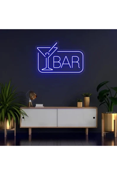 BAR Yazılı ve Şekilli Neon Tabela ürün görseli 1